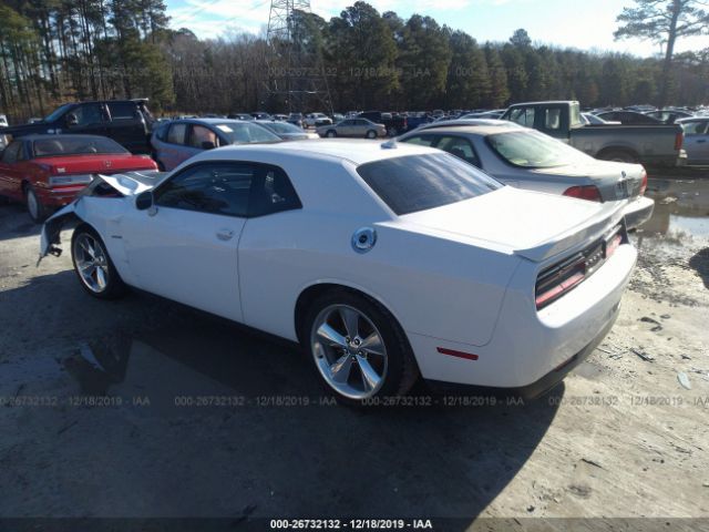 2C3CDZAT3FH711912 - 2015 DODGE CHALLENGER SXT White photo 3