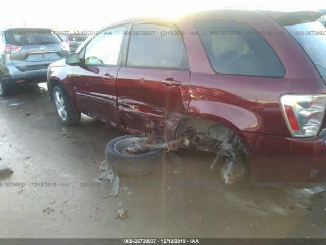 2CNDL537886044938 - 2008 CHEVROLET EQUINOX SPORT Red photo 6