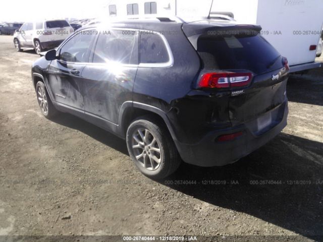 1C4PJLCB5HW663308 - 2017 JEEP CHEROKEE LATITUDE Black photo 3