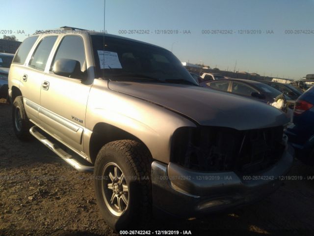 1GKEK13T91R181080 - 2001 GMC YUKON  Silver photo 1