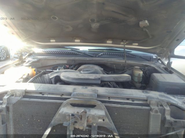 1GKEK13T91R181080 - 2001 GMC YUKON  Silver photo 10