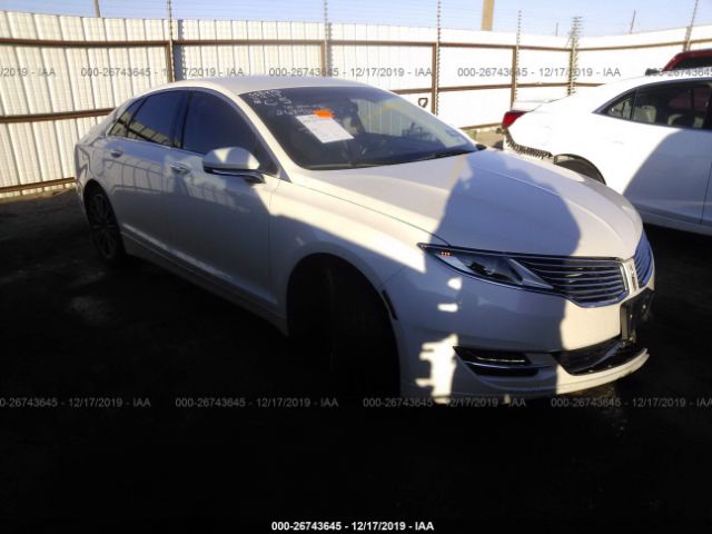 3LN6L2G91FR614383 - 2015 LINCOLN MKZ  White photo 1