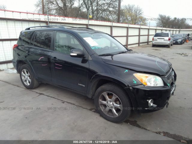 2T3YF4DV0AW050831 - 2010 TOYOTA RAV4 LIMITED Black photo 1