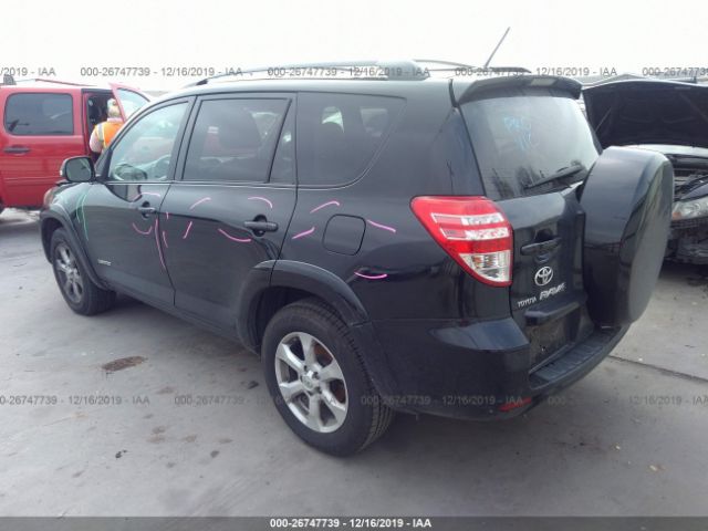 2T3YF4DV0AW050831 - 2010 TOYOTA RAV4 LIMITED Black photo 3