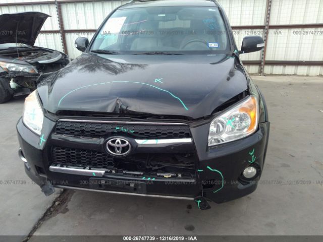 2T3YF4DV0AW050831 - 2010 TOYOTA RAV4 LIMITED Black photo 6