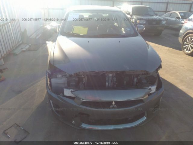 JA32U2FU3GU010297 - 2016 MITSUBISHI LANCER ES Silver photo 6