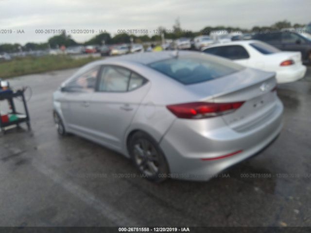 5NPD84LF5JH309548 - 2018 HYUNDAI ELANTRA SEL/VALUE/LIMITED Silver photo 3