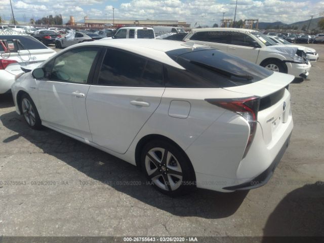 JTDKARFUXG3022066 - 2016 TOYOTA PRIUS  White photo 3