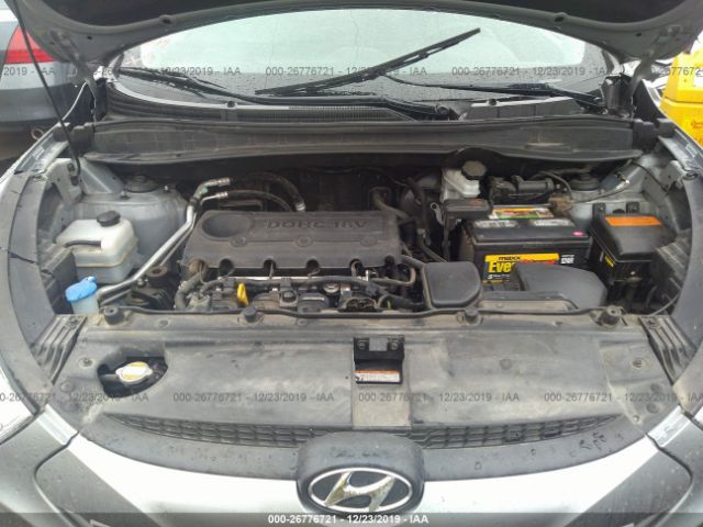 KM8JU3AC9BU260441 - 2011 HYUNDAI TUCSON GLS/LIMITED ვერცხლისფერი ფოტო 10