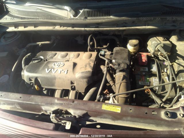 JTLKT324350196660 - 2005 TOYOTA SCION XB Weinrot Foto 10