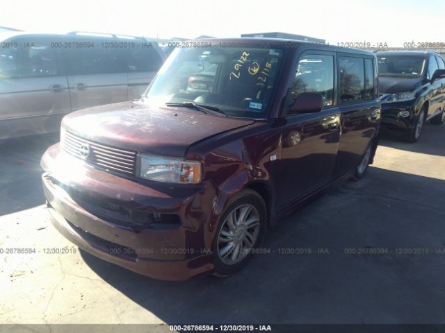 JTLKT324350196660 - 2005 TOYOTA SCION XB Weinrot Foto 2