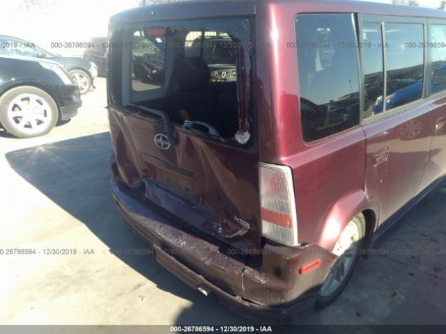 JTLKT324350196660 - 2005 TOYOTA SCION XB Weinrot Foto 6