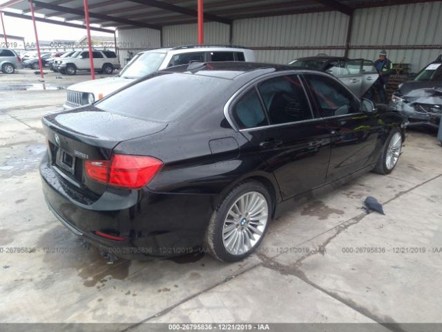 WBA3C1C55EK116885 - 2014 BMW 328 I SULEV Black photo 4