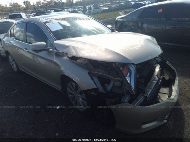 1HGCR2F72FA157343 - 2015 HONDA ACCORD EX Gray photo 1