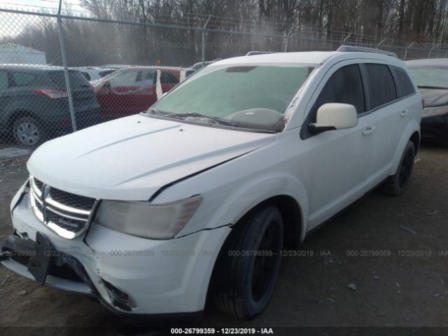 3D4PG1FG1BT544245 - 2011 DODGE JOURNEY MAINSTREET White photo 2