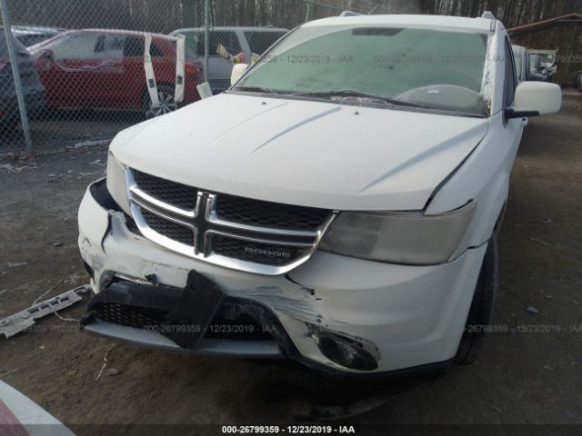 3D4PG1FG1BT544245 - 2011 DODGE JOURNEY MAINSTREET White photo 6