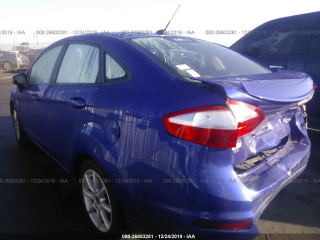 3FADP4BJ0FM157923 - 2015 FORD FIESTA SE Blue photo 3