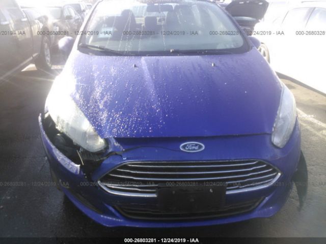 3FADP4BJ0FM157923 - 2015 FORD FIESTA SE Blue photo 6