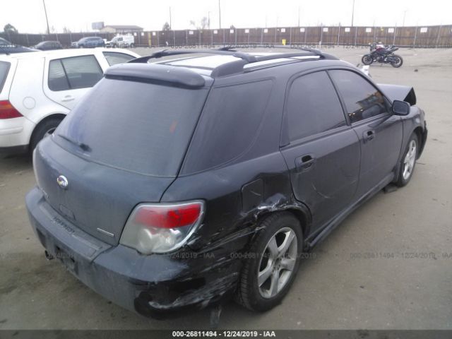 JF1GG67636H802601 - 2006 SUBARU IMPREZA 2.5I SPORTS WAGON Black photo 4