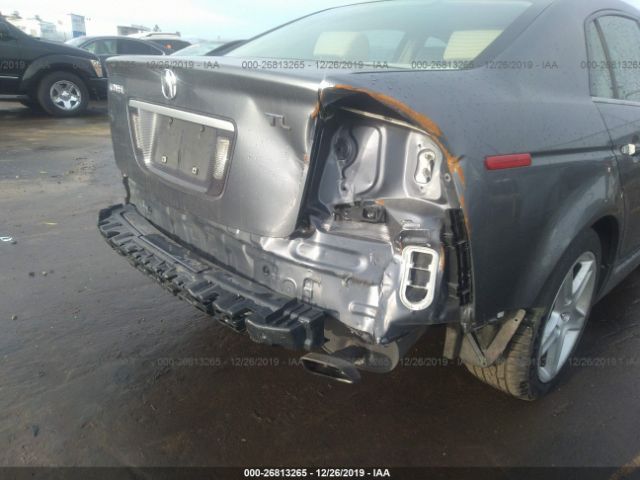 19UUA66276A026898 - 2006 ACURA 3.2TL  Gray photo 6