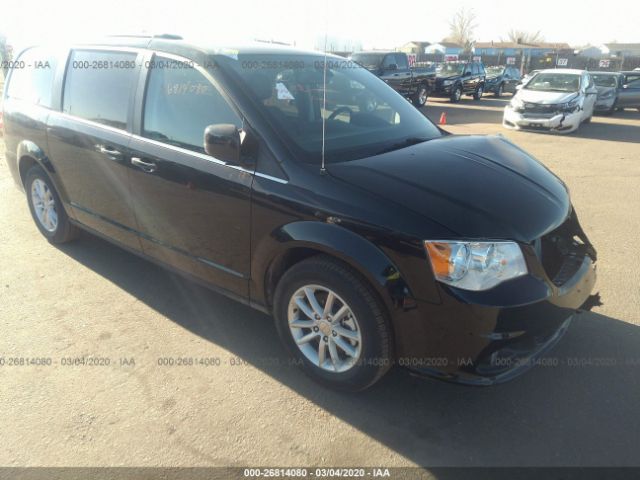 2C4RDGCG1KR717481 - 2019 DODGE GRAND CARAVAN SXT Black photo 1