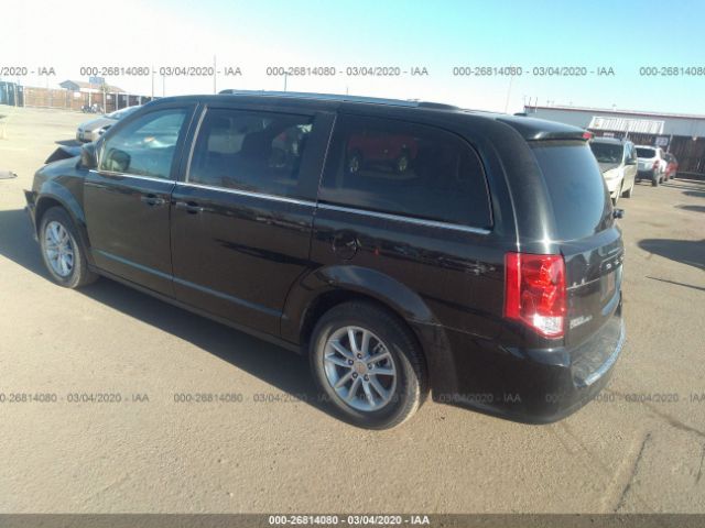 2C4RDGCG1KR717481 - 2019 DODGE GRAND CARAVAN SXT Black photo 3