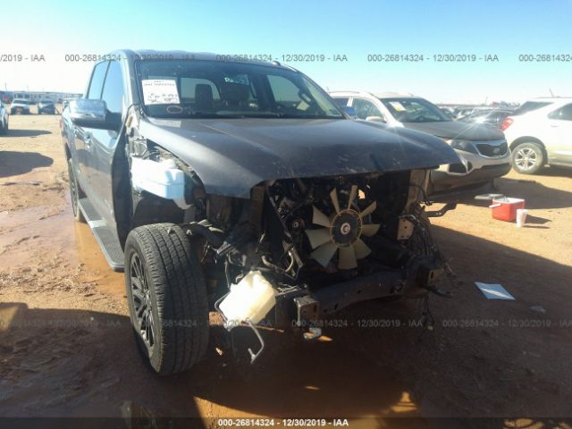 1N6AA1E59HN525419 - 2017 NISSAN TITAN SV/SL/PRO-4X/PLAT RES Gray photo 6