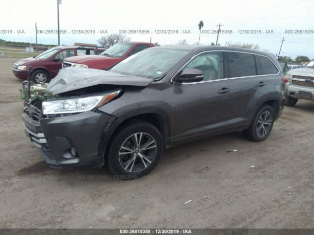 5TDZZRFH3HS229215 - 2017 TOYOTA HIGHLANDER LE/LE PLUS Gray photo 2