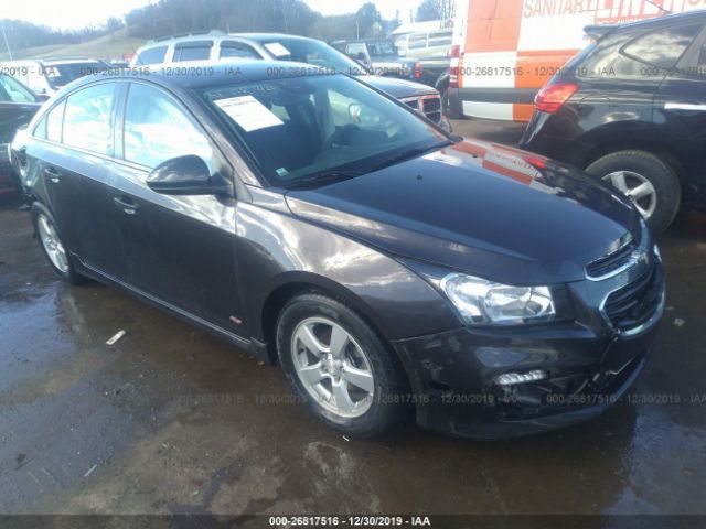 1G1PE5SB7G7178641 - 2016 CHEVROLET CRUZE LIMITED LT Gray photo 1