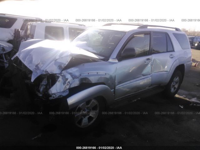 JTEZU14R730013886 - 2003 TOYOTA 4RUNNER SR5/SPORT Silver photo 2