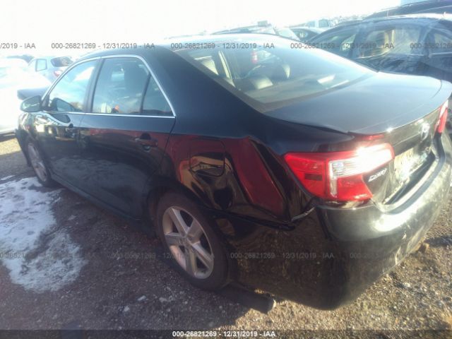 4T1BF1FK2EU342843 - 2014 TOYOTA CAMRY L/SE/LE/XLE 黑色 照片 3