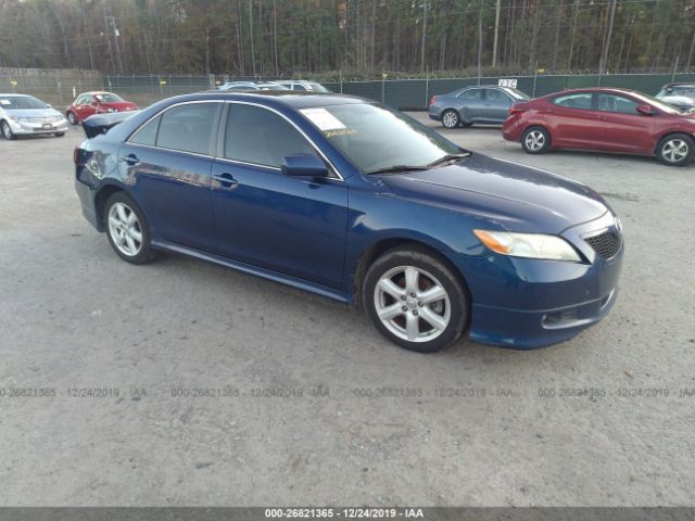 4T1BK46KX8U067272 - 2008 TOYOTA CAMRY LE/XLE/SE Blue photo 1