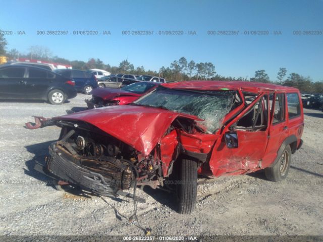 1J4FT28SXPL587412 - 1993 JEEP CHEROKEE  Red photo 6