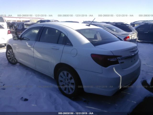 1C3CCBAG4CN246265 - 2012 CHRYSLER 200 LX White photo 3