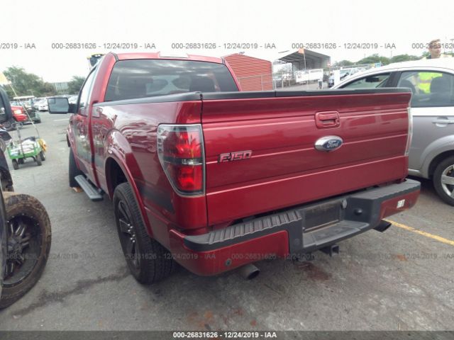 1FTMF1CT6EFA66911 - 2014 FORD F150  Red photo 3