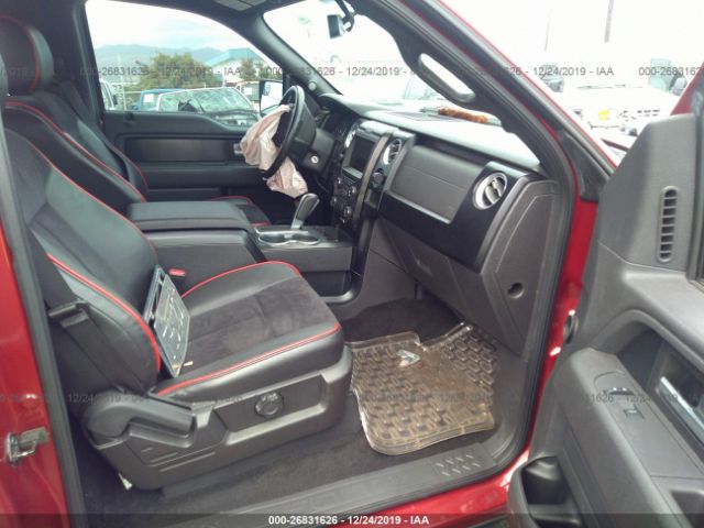 1FTMF1CT6EFA66911 - 2014 FORD F150  Red photo 5