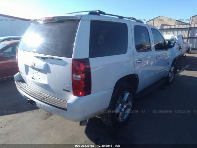 1GNSCBE06BR402373 - 2011 CHEVROLET TAHOE C1500 LT White photo 4