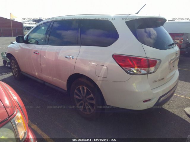 5N1AR2MN2DC659161 - 2013 NISSAN PATHFINDER S/SV/SL/PLATINUM White photo 3