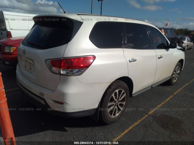 5N1AR2MN2DC659161 - 2013 NISSAN PATHFINDER S/SV/SL/PLATINUM White photo 4