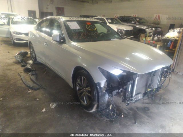 JN1BV7AR6FM414520 - 2015 INFINITI Q50 PREMIUM/SPORT White photo 1