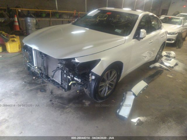 JN1BV7AR6FM414520 - 2015 INFINITI Q50 PREMIUM/SPORT White photo 2