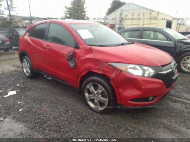 3CZRU6H50GM753219 - 2016 HONDA HR-V EX Red photo 1