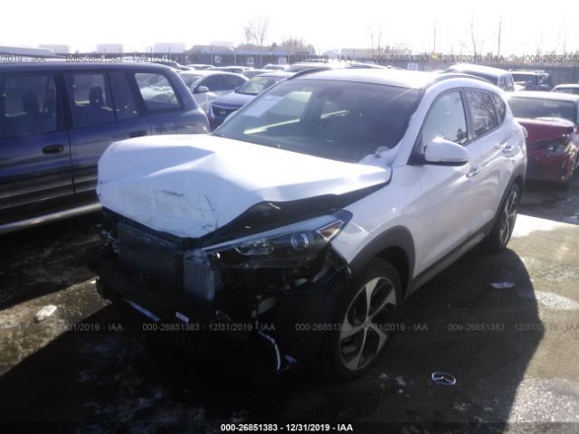 KM8J3CA26HU594901 - 2017 HYUNDAI TUCSON LIMITED/SPORT AND ECO/SE White photo 2