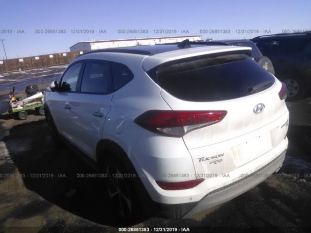 KM8J3CA26HU594901 - 2017 HYUNDAI TUCSON LIMITED/SPORT AND ECO/SE White photo 3