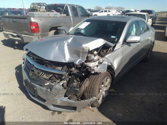 1G6AA5RA0D0115894 - 2013 CADILLAC ATS  Silver photo 2