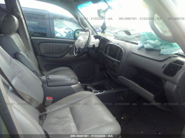 5TDZT38A76S269745 - 2006 TOYOTA SEQUOIA LIMITED Silver photo 5