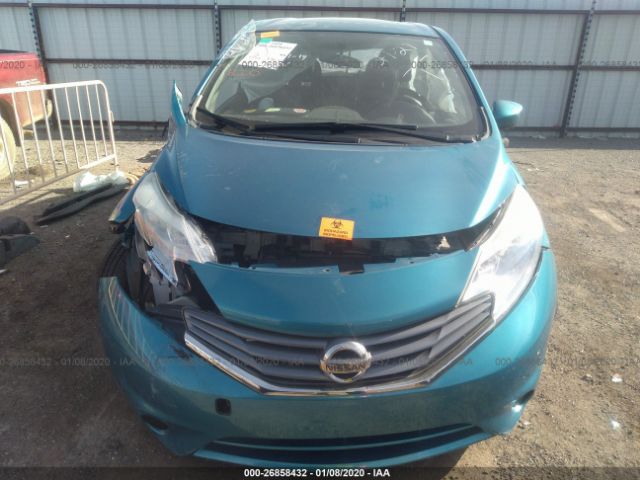 3N1CE2CP6FL391155 - 2015 NISSAN VERSA NOTE S/S PLUS/SV/SL/SR Blue photo 6