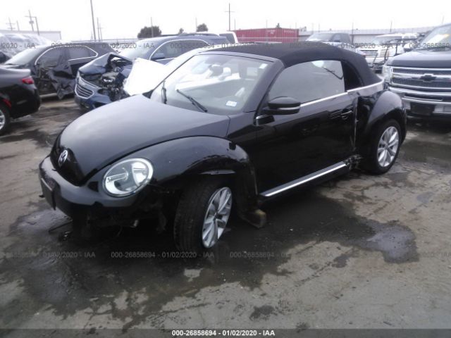 3VW6L7AT9EM816970 - 2014 VOLKSWAGEN BEETLE  Black photo 2