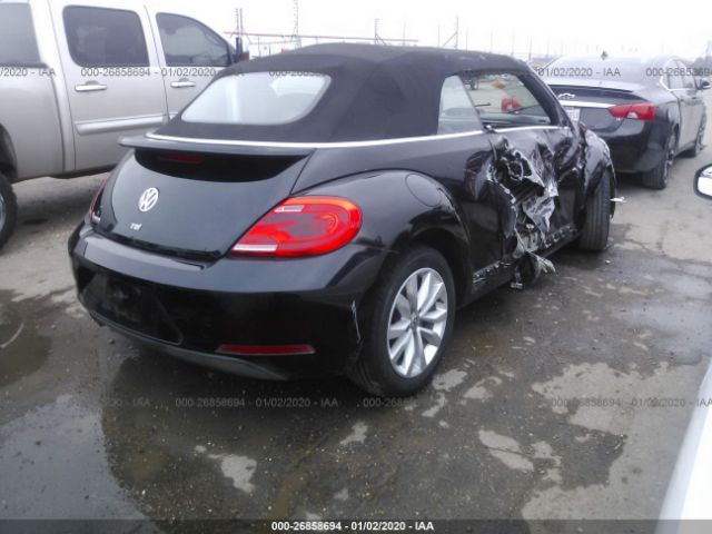 3VW6L7AT9EM816970 - 2014 VOLKSWAGEN BEETLE  Black photo 4