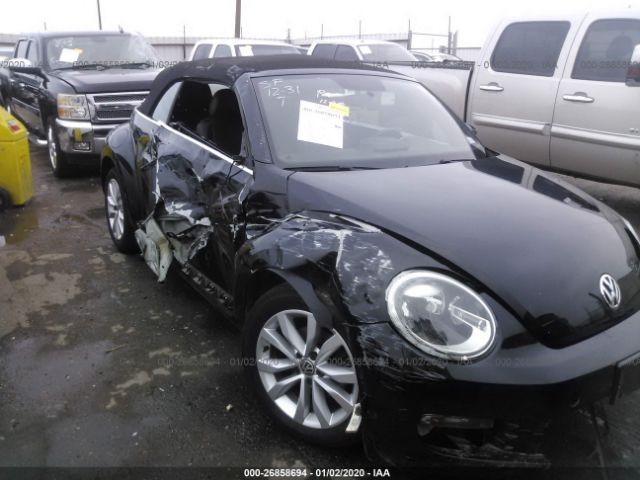 3VW6L7AT9EM816970 - 2014 VOLKSWAGEN BEETLE  Black photo 6